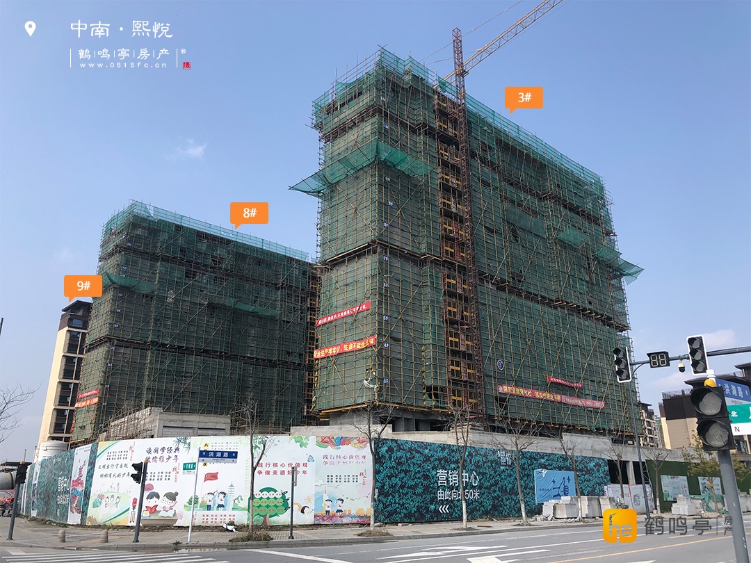 3月中南·熙悦工程建设进度图