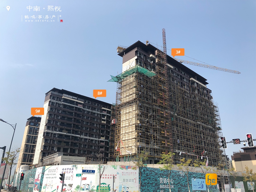 4月中南·熙悦工程建设进度图